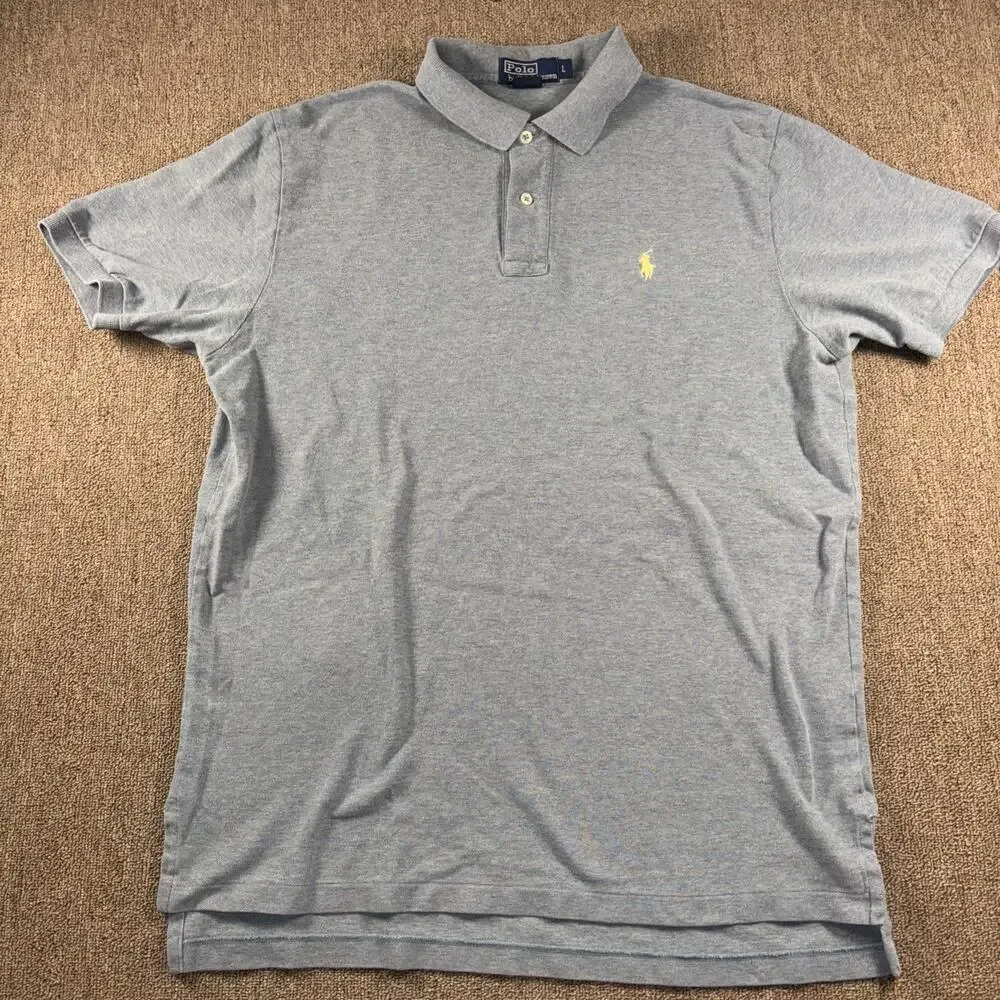 Polo Ralph Lauren Vintage Men’s Shirt Blue Large Knit